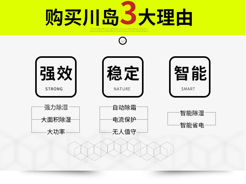 川島DH-858D除濕機(jī)家用抽濕除濕器